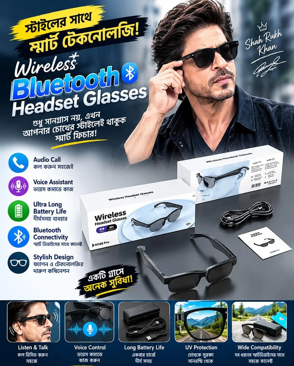Smart Glasses Man